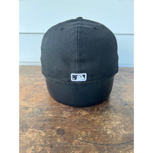 Washington Nationals New Era 59Fifty Black Fitted Cap Size 7 W3 - Picture 3 of 6